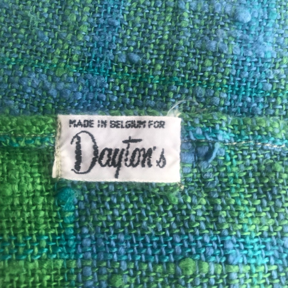 Vintage Linen Tablecloth Made in Belgium for Dayton’s